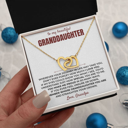 To My Beautiful Granddaughter - Forever Linked Hearts Gift Set - SS402