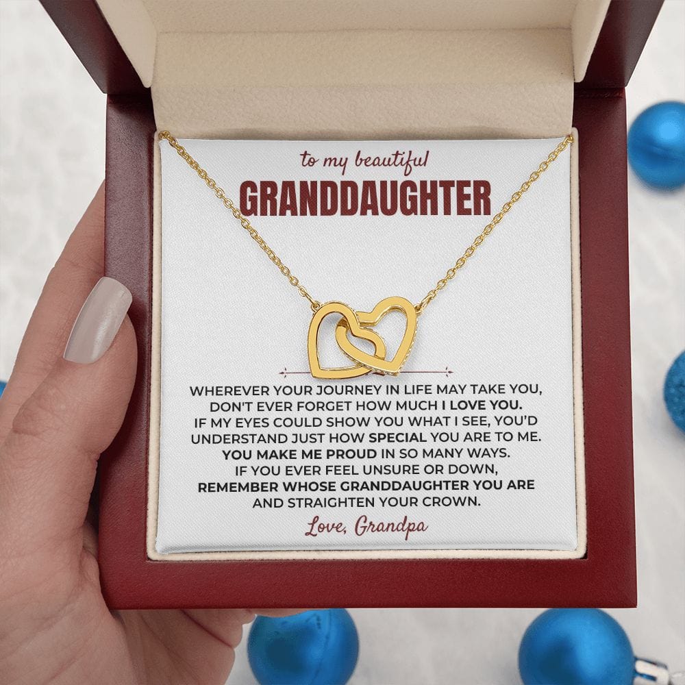 To My Beautiful Granddaughter - Forever Linked Hearts Gift Set - SS402