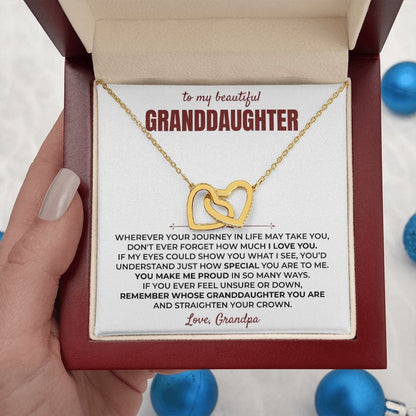 To My Beautiful Granddaughter - Forever Linked Hearts Gift Set - SS402