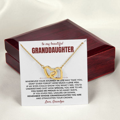 To My Beautiful Granddaughter - Forever Linked Hearts Gift Set - SS402