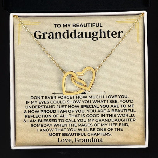 To My Beautiful Granddaughter - Forever Linked Hearts Gift Set - SS407