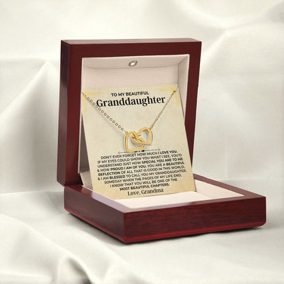 To My Beautiful Granddaughter - Forever Linked Hearts Gift Set - SS407