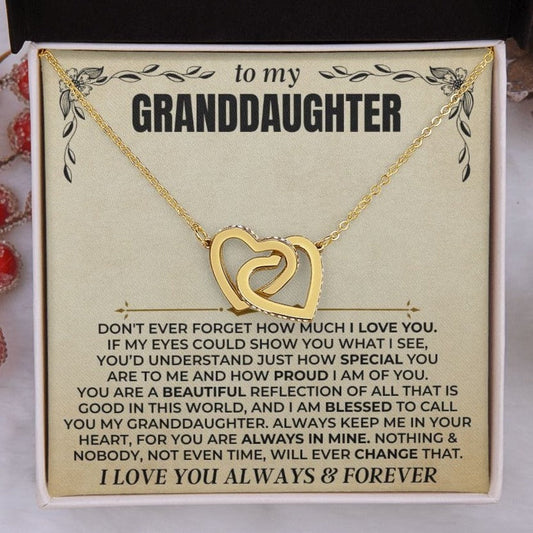 To My Beautiful Granddaughter - Forever Linked Hearts Gift Set - SS412
