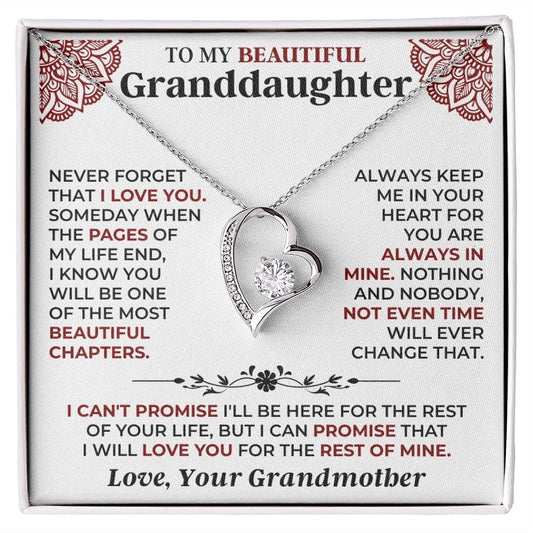 To My Beautiful Granddaughter - Forever Love Gift Set - SS513V3