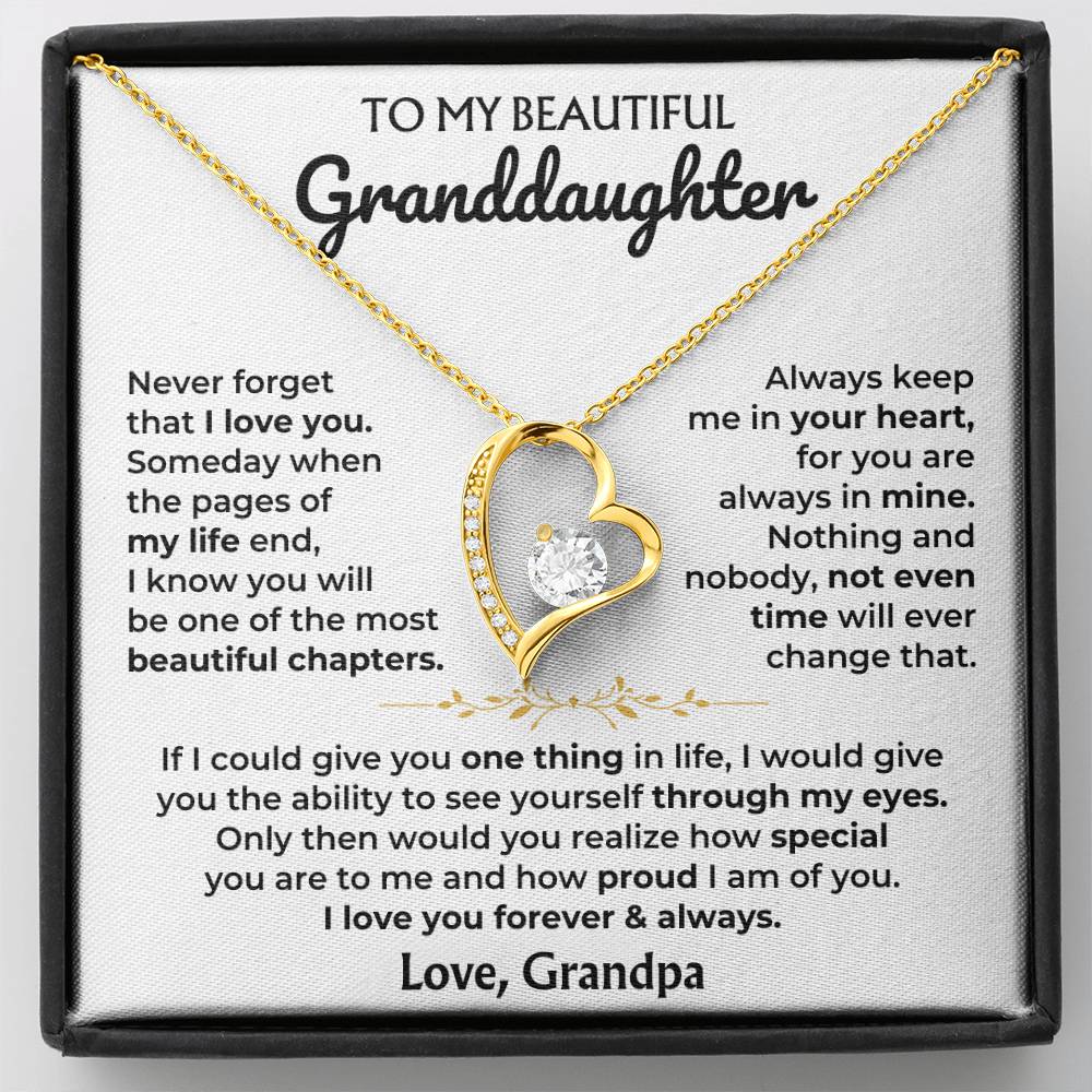 To My Beautiful Granddaughter - Forever Love Gift Set - SS596