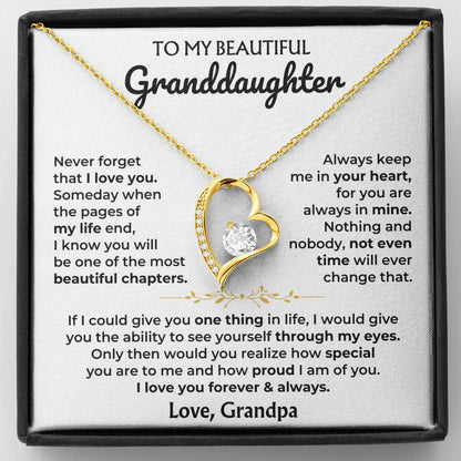 To My Beautiful Granddaughter - Forever Love Gift Set - SS596