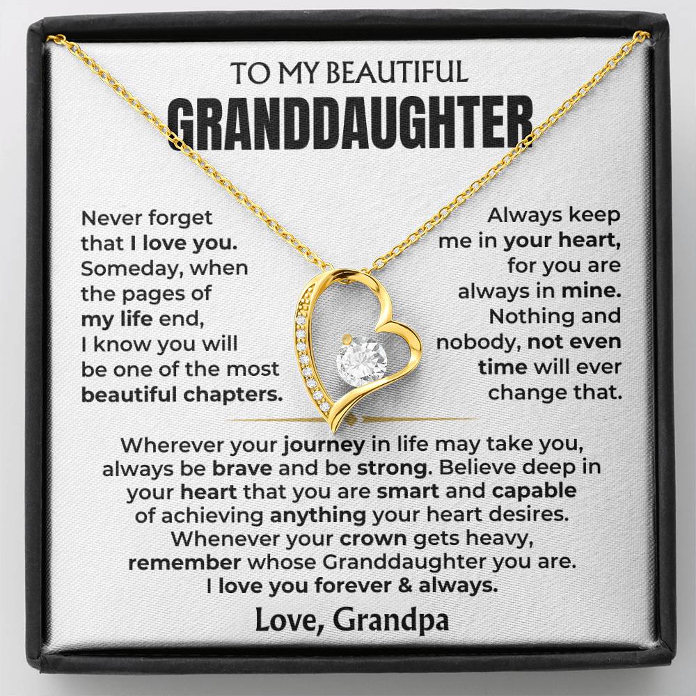 To My Beautiful Granddaughter - Forever Love Gift Set - SS601