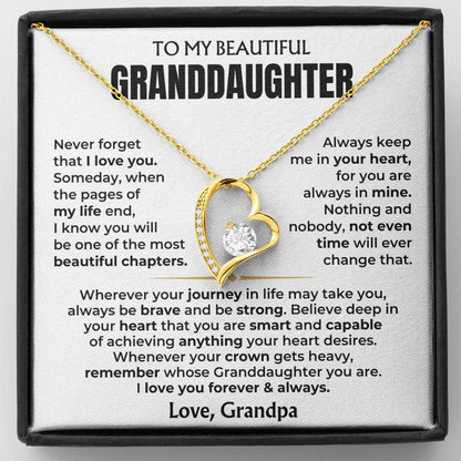To My Beautiful Granddaughter - Forever Love Gift Set - SS601