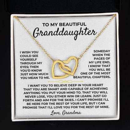 To My Beautiful Granddaughter - Interlocked Hearts Gift Set - SS395