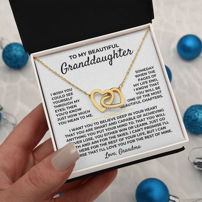 To My Beautiful Granddaughter - Interlocked Hearts Gift Set - SS395