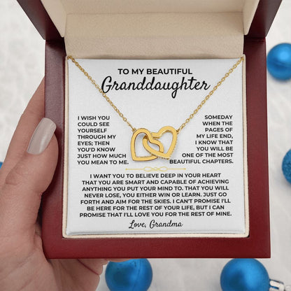 To My Beautiful Granddaughter - Interlocked Hearts Gift Set - SS395