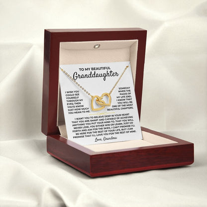 To My Beautiful Granddaughter - Interlocked Hearts Gift Set - SS395