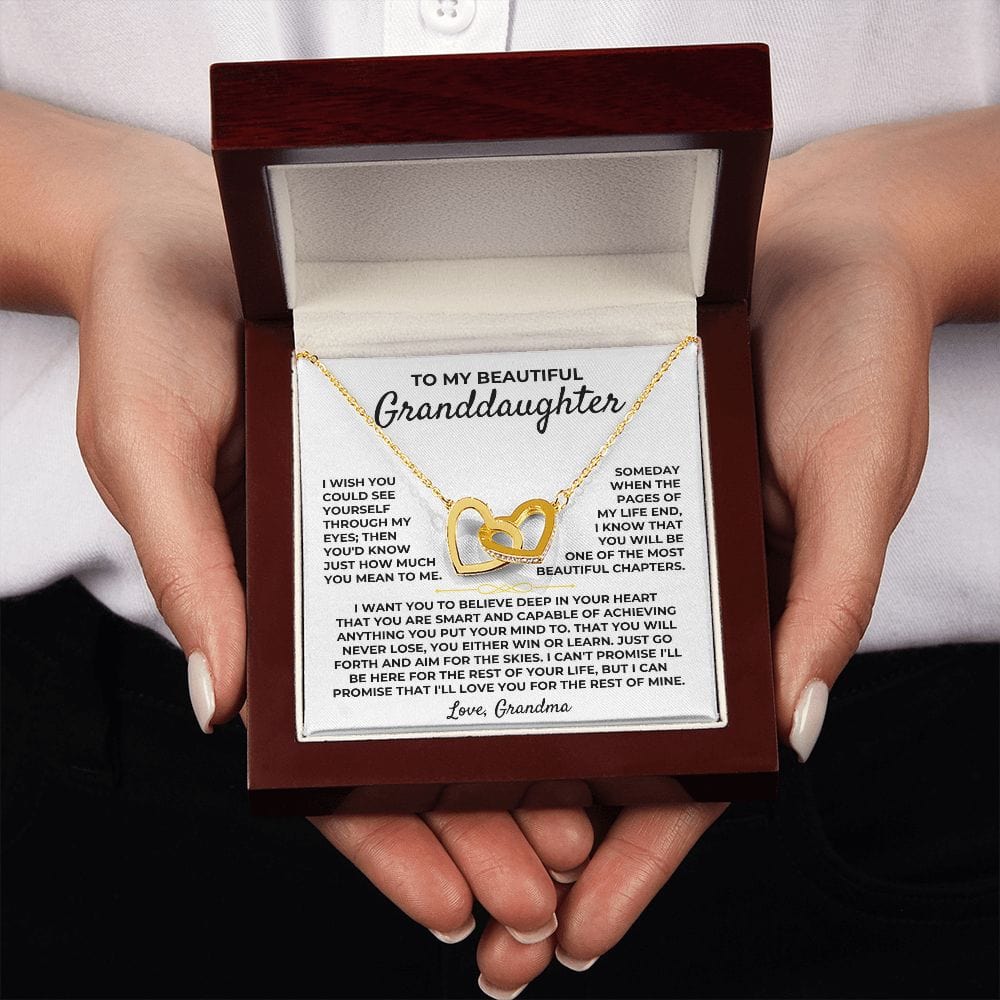 To My Beautiful Granddaughter - Interlocked Hearts Gift Set - SS395