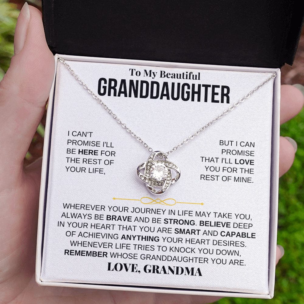 To My Beautiful Granddaughter - Love Knot Gift Set - SS117LK3