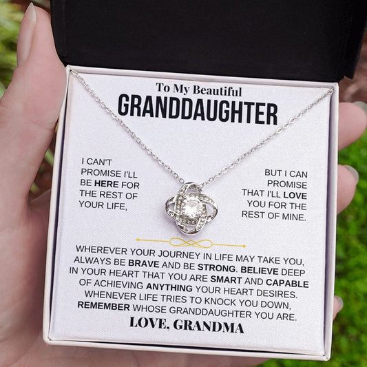 To My Beautiful Granddaughter - Love Knot Gift Set - SS117LK3