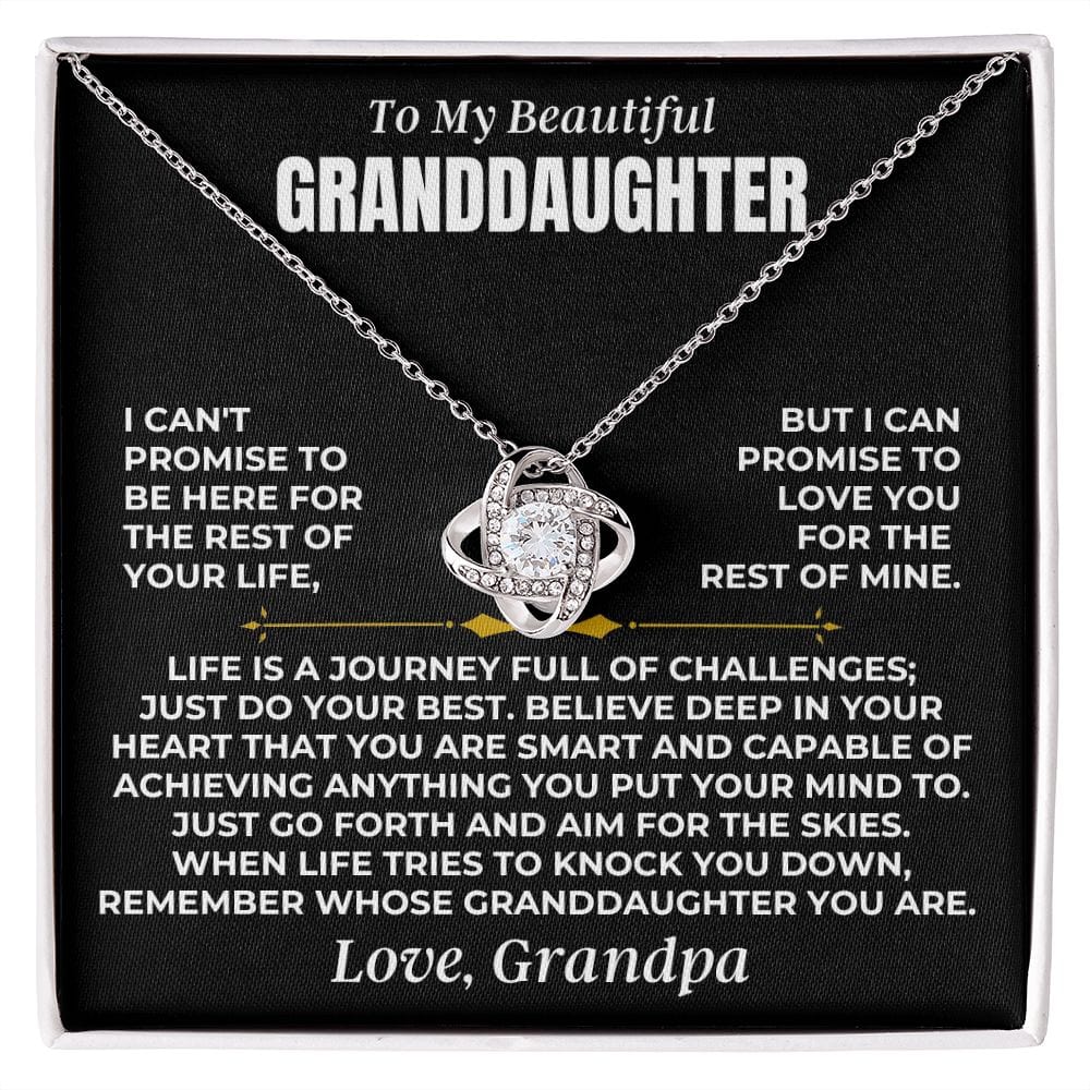 To My Beautiful Granddaughter - Love Knot Gift Set - SS472