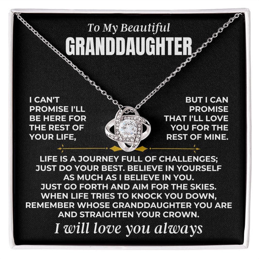 To My Beautiful Granddaughter - Love Knot Gift Set - SS474
