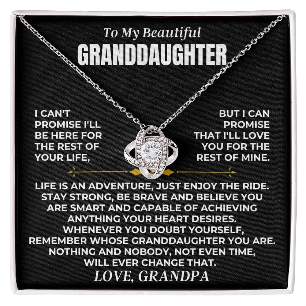 To My Beautiful Granddaughter - Love Knot Gift Set - SS475