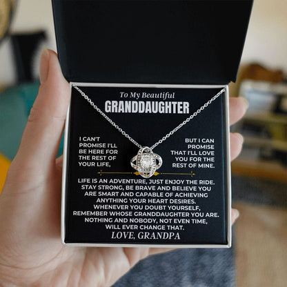 To My Beautiful Granddaughter - Love Knot Gift Set - SS475