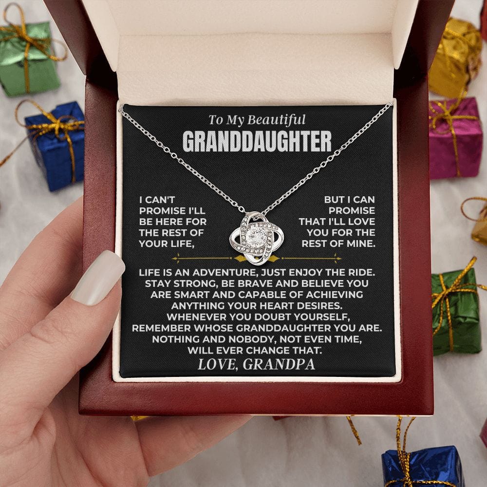 To My Beautiful Granddaughter - Love Knot Gift Set - SS475