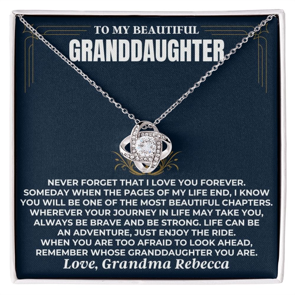 To My Beautiful Granddaughter - Love Knot Gift Set - SS477V3