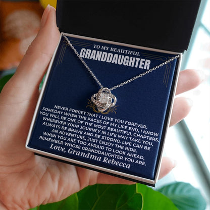 To My Beautiful Granddaughter - Love Knot Gift Set - SS477V3