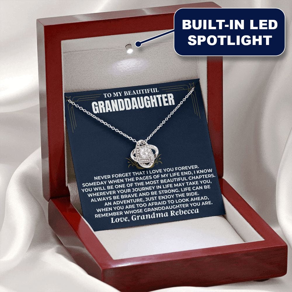 To My Beautiful Granddaughter - Love Knot Gift Set - SS477V3