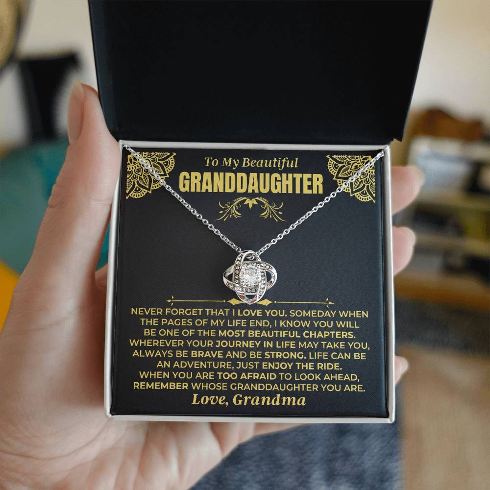 To My Beautiful Granddaughter - Love Knot Gift Set - SS477V6