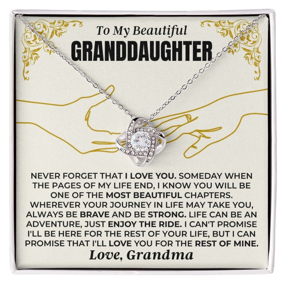 To My Beautiful Granddaughter - Love Knot Gift Set - SS481