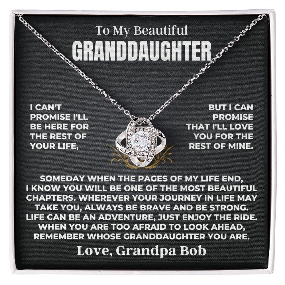 To My Beautiful Granddaughter - Love Knot Gift Set - SS511