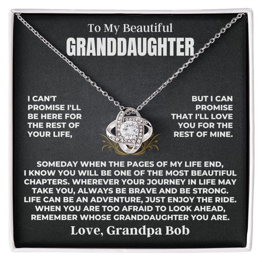 To My Beautiful Granddaughter - Love Knot Gift Set - SS511