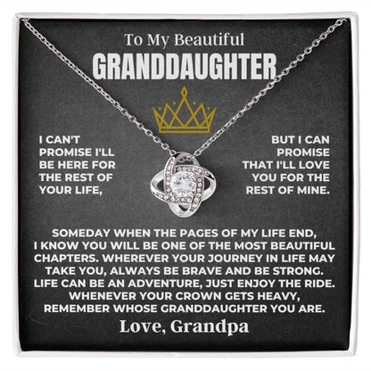 To My Beautiful Granddaughter - Love Grandpa - Gift Set - SS512