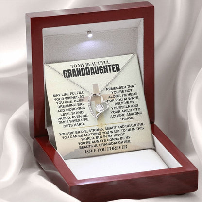 To My Beautiful Granddaughter - Necklace Gift Set - SS357