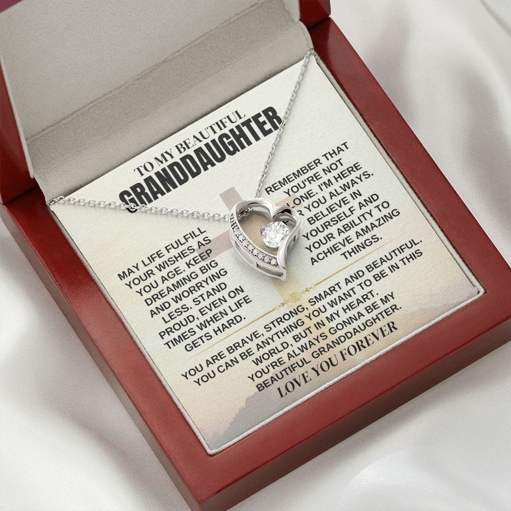 To My Beautiful Granddaughter - Necklace Gift Set - SS357