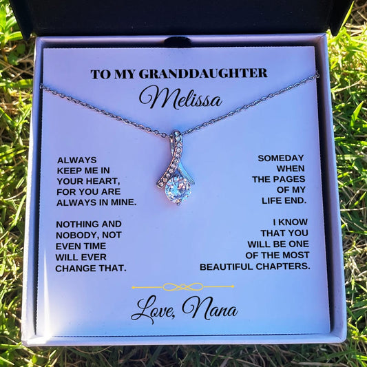 To My Beautiful Granddaughter - Personalized Gift Set - SS252