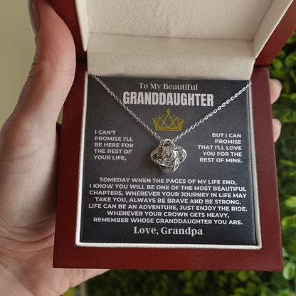 To My Beautiful Granddaughter - Personalized Sign-Off Gift Set - SS512