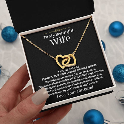 To My Beautiful Wife - Forever Linked Hearts Gift Set - SS473