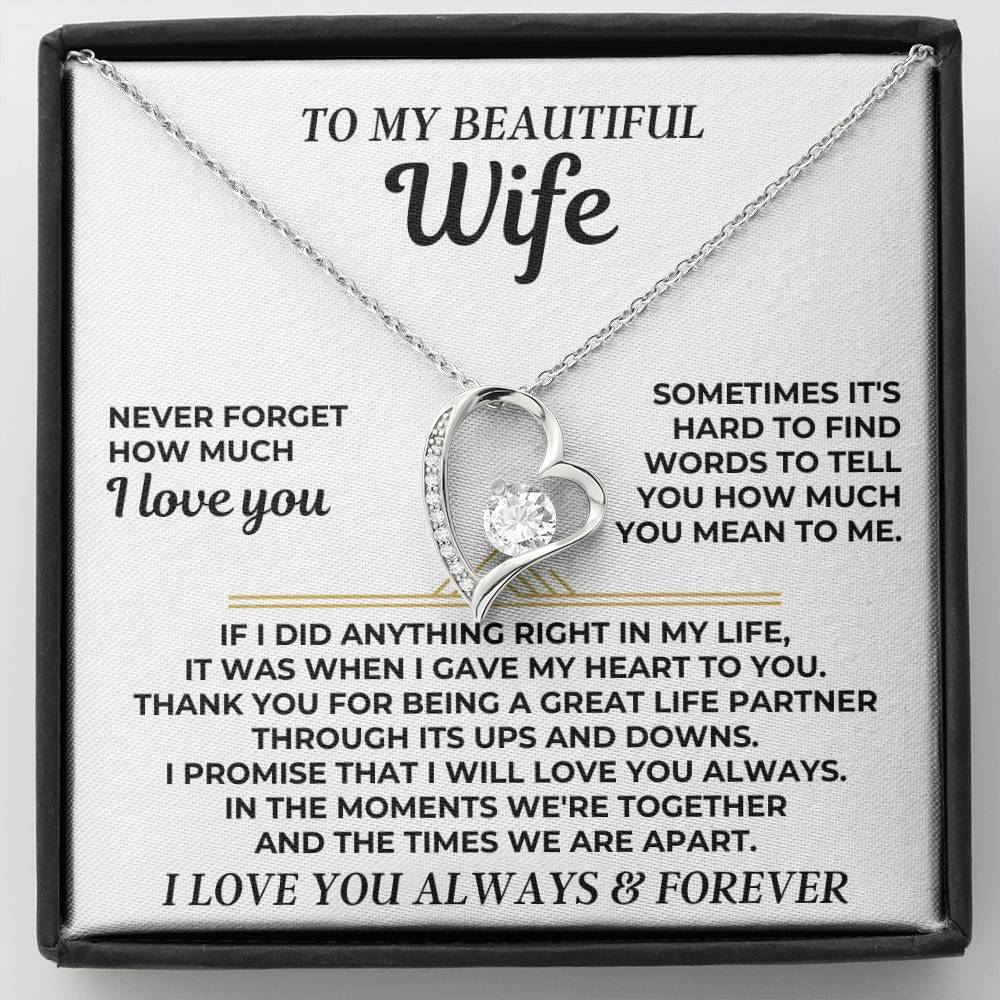 To My Beautiful Wife - Forever Love Gift Set - SS547