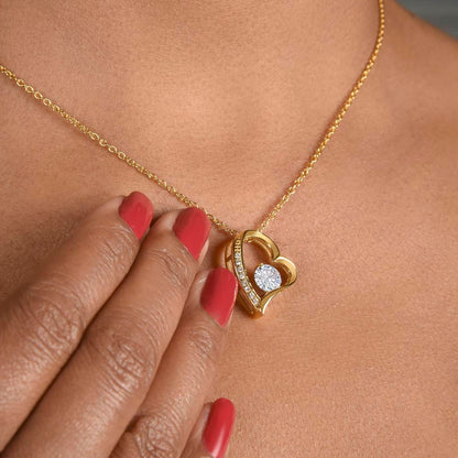 To My Beautiful Wife - Forever Love Necklace Gift Set - SS323