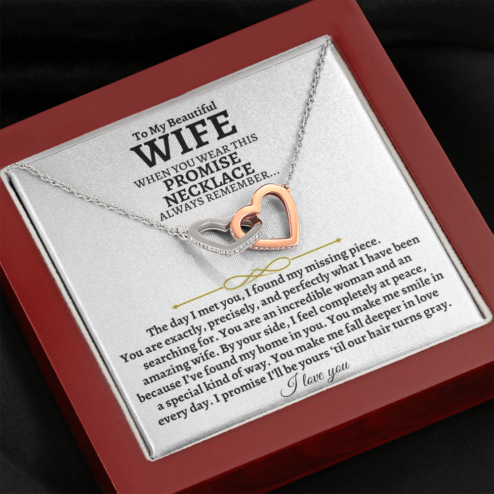 To My Beautiful Wife - Intertwined Hearts Gift Set - SS83