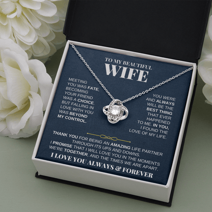 To My Beautiful Wife - Love Knot Gift Set - SS229