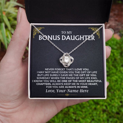 To My Bonus Daughter - Love Knot Gift Set - SS499