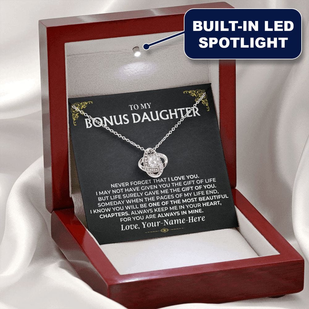 To My Bonus Daughter - Love Knot Gift Set - SS499