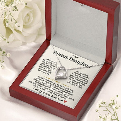 To My Bonus Daughter - Necklace Gift Set - SS312