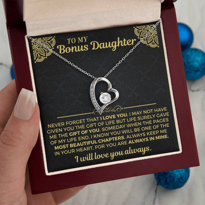 To My Bonus Daughter - Never Forget That I Love You - Gift Set - SS558P