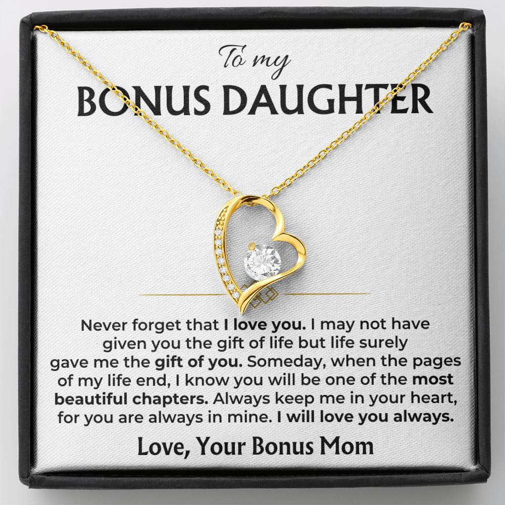 To My Bonus Daughter - Personalized Forever Love Gift Set - SS558V2