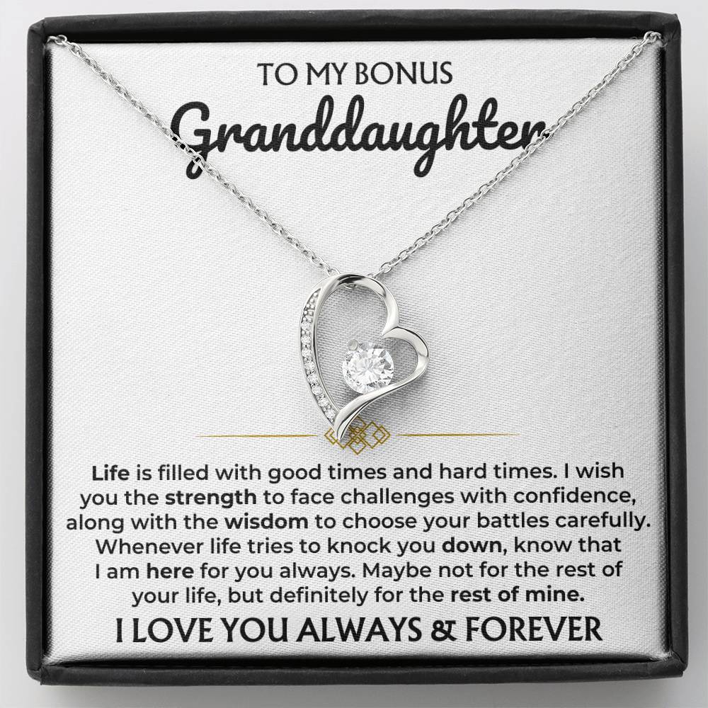 To My Bonus Granddaughter - Forever Love Gift Set - SS377GD