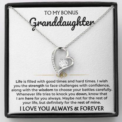 To My Bonus Granddaughter - Forever Love Gift Set - SS377GD