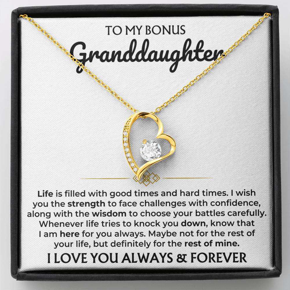 To My Bonus Granddaughter - Forever Love Gift Set - SS377GD