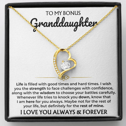 To My Bonus Granddaughter - Forever Love Gift Set - SS377GD